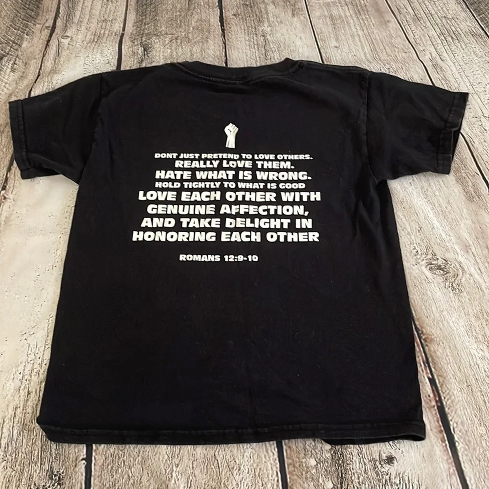 Kid’s Black Lives Matter short sleeve t-shirt XS - Picture 2 of 3